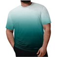 thumbnail image 2 of NOLDARES Mens Big and Tall T Shirts Men's Comfort Cotton Short Sleeve T-Shirt(Green,5XL), 2 of 5