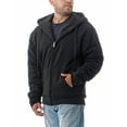 thumbnail image 3 of Men's Ultra Soft Sherpa Lined Hoodie - Full Zip Fleece Lining Winter Sweatshirts M-5XL, 3 of 7