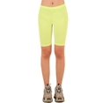 thumbnail image 2 of LAVRA Women's Mid Rise Biker Bike Shorts Nylon Legging Fashion Pants, 2 of 3