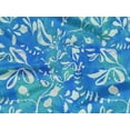 thumbnail image 5 of oneOone Rayon Turquoise Blue Fabric Batik Sewing Material Print Fabric By The Yard 56 Inch Wide, 5 of 6