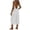 White-pants, variant on Women's Loose Fit Sleeveless Jumpsuits Stretchy Long Pant Romper Trendy Solid Color Softy Comfort Backless Jumpsuits with Adjustable Spaghetti Strap