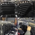 thumbnail image 5 of 4 Row 6 Row 8 Row Aluminum Universal Oil Cooler Kit Oil Radiator Car Auto Transmission Auto-Manual Radiator Converter auto parts, 5 of 5