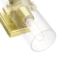 thumbnail image 3 of 18032-12 Livex Lighting Clarion - 2 Light Bath Vanity In Contemporary Style-15 Inches Tall and 5 Inches Wide-Satin Brass Finish, 3 of 13