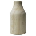 thumbnail image 5 of FOMIYES Beige Wood Vase for Dried Flowers and Decor Modern Design with Excellent Craftsmanship 7.5 Inches Tall, 5 of 8