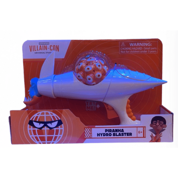Universal Studios Villain-Con Piranha Hydro-Blaster Toy Replica New With Tag