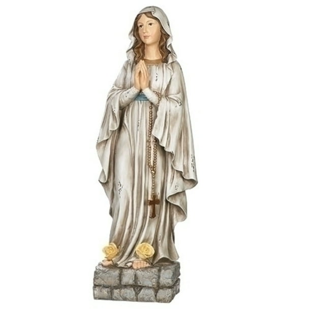 32" Our Lady of Lourdes Outdoor Garden Statue