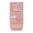 thumbnail image 1 of 16pcs Pedicure & Manicure Tool Kit Portable Nail Clippers Set with Ear Scoop Nail File Trimmer Eyebrow Scissors Dead Skin Removal Tool for Hand Foot Care, 1 of 9