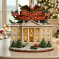 thumbnail image 3 of 250 Years of The US Commemorative Pendants, Memorial Hanging Ornament for Christmas Tree Decorations, Collectible Keepsake Gift for Patriots & History Lovers (The White House), 3 of 8