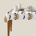 thumbnail image 4 of Halloween Table Cloth Rectangle Table 54x72in, cute Halloween corgi dog bat Water-Repellent Table Cover Halloween Decor, Tablecloth Wrinkle Resistance for Halloween Decorations, 4 of 6
