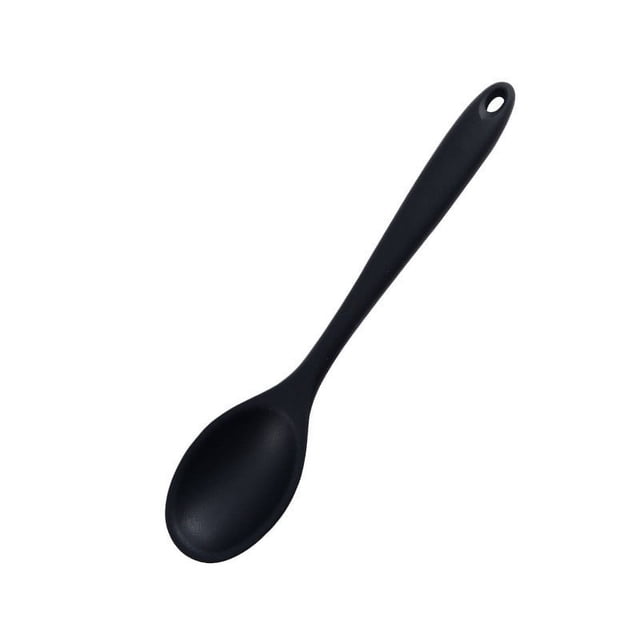 EDFBUYKRS Silicone Non Stick Mixing Spoon High Temperature Mixing Spoon Spoon Kitchen Cooking Supplies