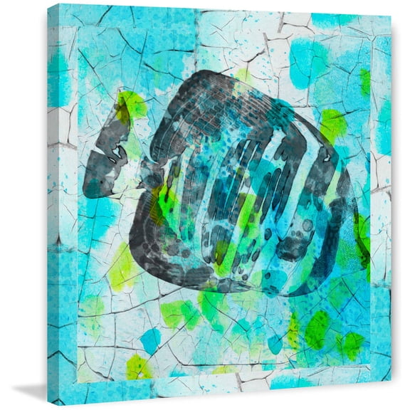 "The Reefs Inhabitant" Painting Print on Wrapped Canvas