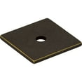 thumbnail image 5 of Top Knobs Tk94 1" Square Cabinet Knob Backplate From The Sanctuary Series - Chrome, 5 of 7