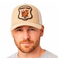 thumbnail image 5 of KNITE Gorra Farmer Dog Yellow Trucker Hombre Ajustable Estilo Rancho Western, 5 of 5