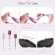 thumbnail image 4 of Taladro de uñas eléctrico portátil, kit de lima de uñas profesional eléctrico compacto para acrílico, uñas de gel, herramienta de forma de pulido de pedicura de manicura para salón MFZFUKR CPB-US-HPP121, 4 of 5
