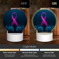 thumbnail image 3 of Sikiie Two Human Hands are Holds Ribbon Awareness Acrylic Night Light Gift Custom Acrylic Night Light LED Lights for Bedroom Home Office, 3 of 9