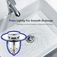 thumbnail image 2 of Waterproof Bathroom Sink Plug Stopper Wash Basin Core Bounce Up DrainFilter G R6L7, 2 of 8
