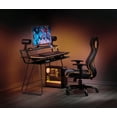 thumbnail image 3 of OSP Home Furnishings Glitch Battlestation Gaming Desk, Black, 3 of 9