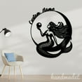 thumbnail image 5 of Handmadetneonsign Mermaid On The Moon Metal Wall Art Light, Mermaid Metal Sign Wall Decor, Home Metal Decor 62280, 5 of 5