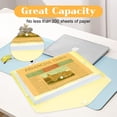 thumbnail image 2 of Visen Plastic Envelopes File Folders with Snap Button Closure, 30 Count, 8 Assorted Colors, 2 of 7