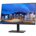 thumbnail image 2 of Lenovo ThinkVision S24e-20 23.8" Full HD 1920 x 1080 WLED LCD Monitor 2-Pack Bundle with Mini Speaker, 250 Nit, FreeSync, HDMI-VGA, Raven Black, & Adjustable Desk Mount Monitor Stand, 2 of 8