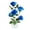 Blue, variant on Cheer.US Potted Artificial Flowers Fake Flowers in Pots Faux Flowers Silk Rose in Pot for Home Office Wedding Decoration Desktop Decor