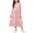 E152-Pink, variant on Girls' Summer Solid Color Sleeveless Dress, Soft Comfortable Casual Round Neck Dress, Versatile Everyday Dress, with Pockets
