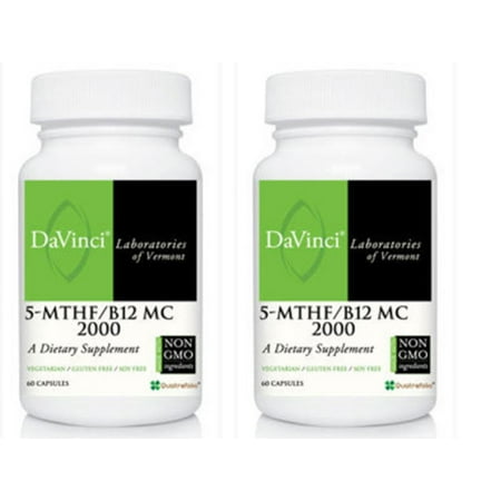 - Davinci Labs 5MTHF B12 MC 2000 60 Capsules 2 PACK 020087E.060