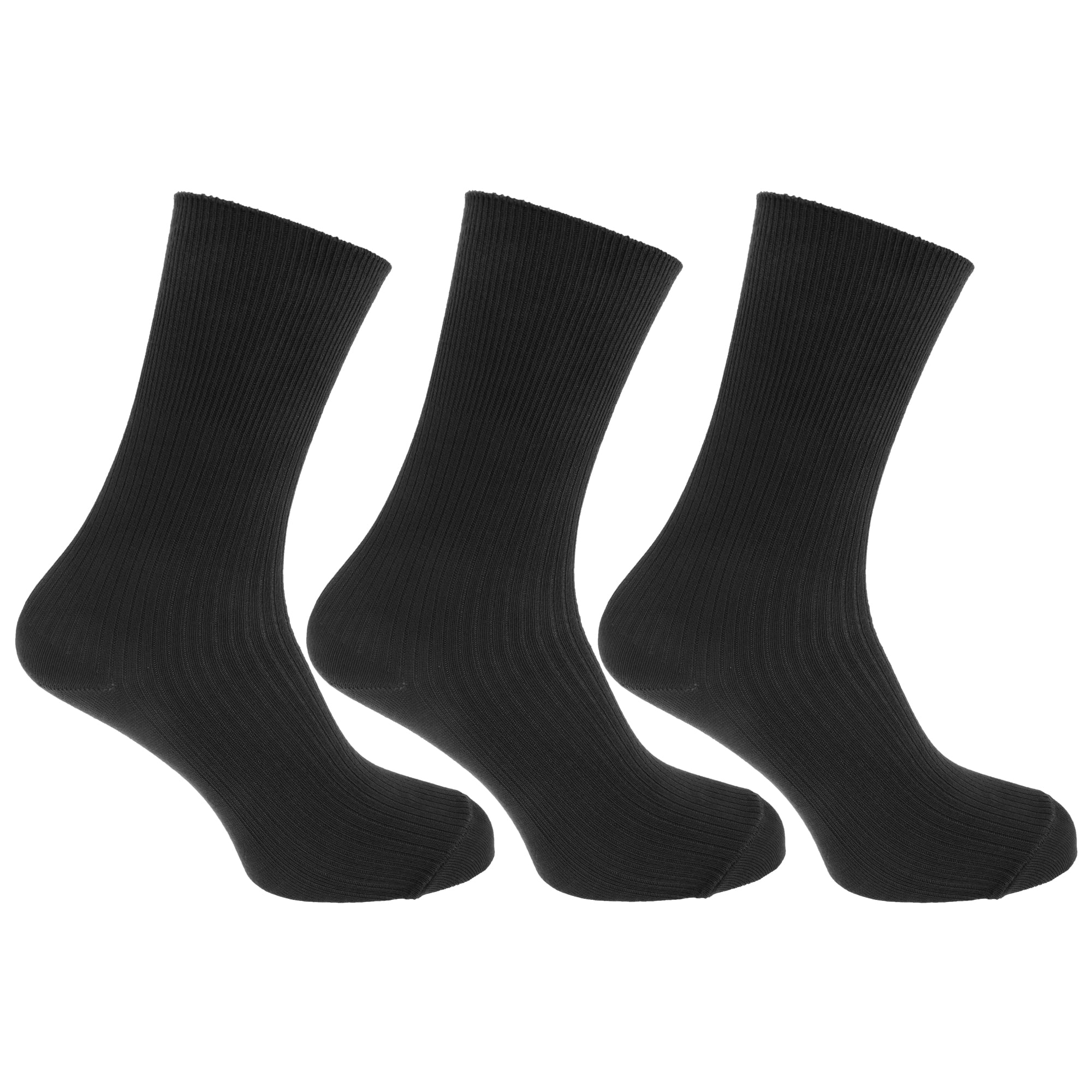 Mens Casual Non Elastic Bamboo Viscose Socks (Pack Of 3) - Walmart.com