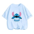 thumbnail image 4 of Camisón bonito de verano para niñas, camiseta con estampado 3D de Lilo y Stitch, camiseta de manga corta con cuello redondo, ropa de moda informal para niñas, 4 of 5