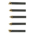 thumbnail image 5 of 5 Pieces 1/4'' Carbide Indexable Turning Tool Set With Box For Lathe New, 5 of 6