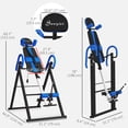 thumbnail image 3 of Soozier Table d'Inversion Pliable avec Ceinture de Sécurité, Réglable 20°/40°/60°, 3 of 10