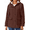 Brown, variant on Rosvigor Womens Sherpa Coats Winter Fleece Jackets Women Windproof Warm Parkas Coats with Hood