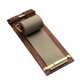 thumbnail image 1 of Clipboard Hanging Memo Board, Refillable Paper Roll with Cutter, Includes Wooden Pen for Kitchen.Ect (Tea Green), 1 of 5