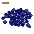 thumbnail image 3 of Unique Bargains 20Pack Plastic Cord Lock Bell End Stopper Cord End Lock Rope Fastener, Dark Blue, 3 of 5