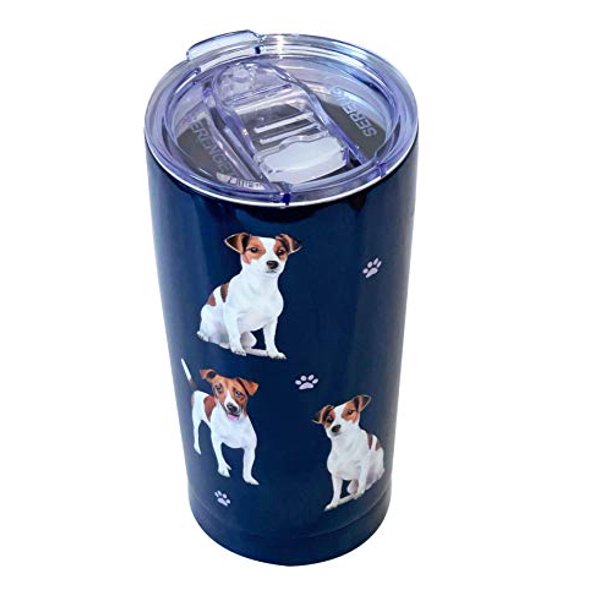 Jack Russell Terrier SERENGETI 16 Oz. Stainless Steel, Vacuum Insulated