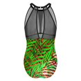 thumbnail image 5 of Zebra Tropical Swimsuit Animal Swimwear One Piece Holiday Pool Design Bodysuit Cut Out Bathing Suit Female Push Up Beach Outfits, 5 of 7