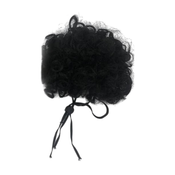 Peluca de cosplay para perros, fácil de usar, con correa elástica, divertida para disfraz de cachorro para uso en interiores. Ondulado