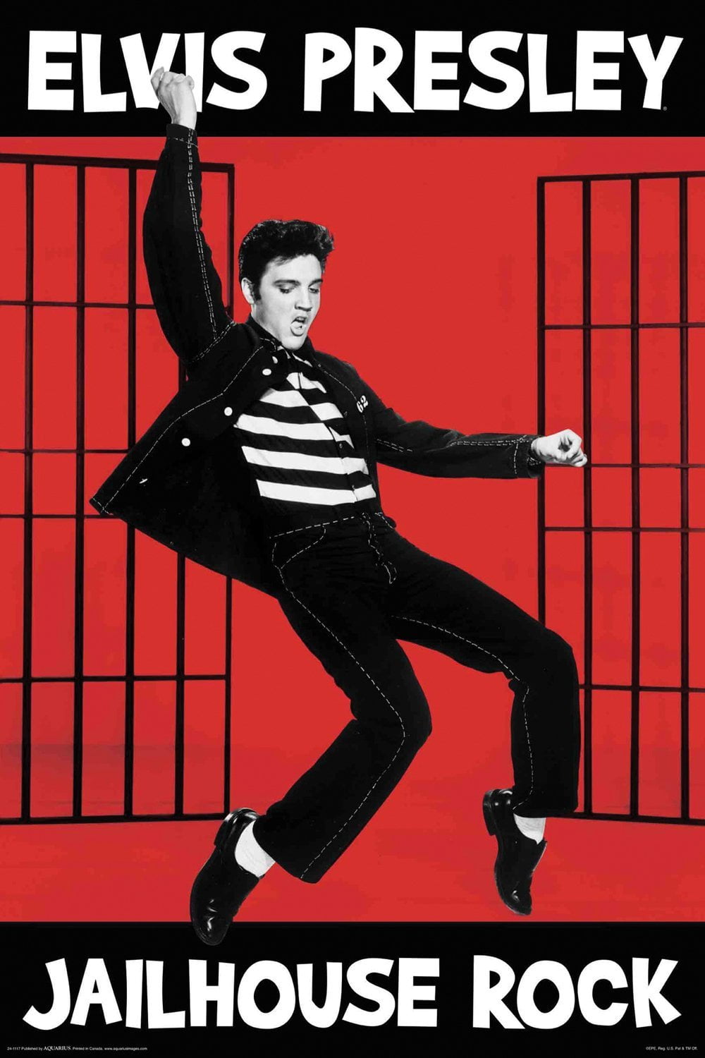 Elvis Presley Jailhouse Rock Dance King Musical Music Star Icon Poster 36x24 