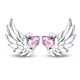 thumbnail image 1 of NOVEDAD DE VERANO 2020, pendientes de plata de ley 925 con diseño de corazón y concha, pendientes aptos para pulseras Pandora originales, joyería DIY para mujer, 1 of 4