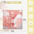 thumbnail image 2 of SKYSONIC Pink Cute Christmas Snowman Baby Muslin Washcloths Face Towel, 3 PCS Winter Snow Burp Cloths Cotton Wipes Infant Wash Cloth for Newborn Boys Girls 12"x12", 2 of 7