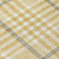 thumbnail image 5 of 5' X 8' Gold Gray And Beige Plaid Washable Indoor Outdoor Area Rug, 5 of 5