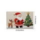 thumbnail image 3 of Felpudo Navideño de Punto para Baño | Felpudo Absorbente Multicolor con Base Antideslizante | Alfombra de Poliéster de Terciopelo Cristal Suave | Decoración Navideña para La Entrada Del Baño y El Sue, 3 of 6