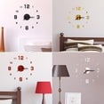 thumbnail image 5 of 3D Acrylic Wall Clock Mirror For surface Sticker Home Office Room Decoration, 5 of 6