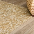 thumbnail image 4 of Addison Rugs Fairfax 1'8" x 2'6" Traditional Fabric Accent Rug in Sand Beige, 4 of 13