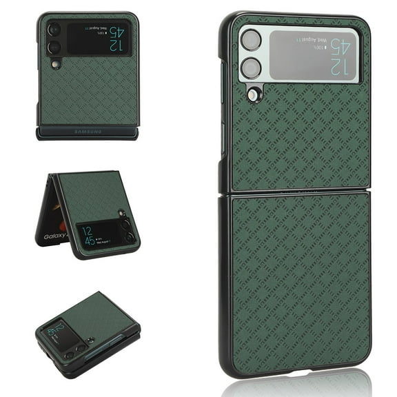 K-Lion Samsung Galaxy Z Flip 3 Filp Case, 
Luxury PU Leather+Soft TPU With Shockproof Case for Samsung Galaxy Z Flip 4 6.7 inch,Green