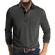 thumbnail image 1 of pstuiky manga larga para hombre, Blusa informal de manga larga con cuello vuelto y bloques de color para hombre Tops casuales para hombres m, 1 of 5