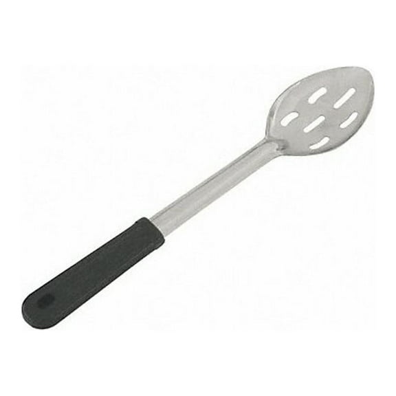Crestware Slotted Spoon,Black,13-1/2 in. L PHS13S
