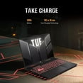 thumbnail image 4 of ASUS TUF Gaming A16 (2024) Gaming Laptop, 16” FHD+ 16:10 165Hz Display, AMD Ryzen™ 9 7940HX, NVIDIA® GeForce RTX™ 4060, 16GB DDR5, 512GB PCIe Gen4 SSD, Wi-Fi 6, Windows 11, FA607PV-AS93, 4 of 5