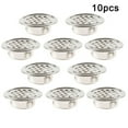 thumbnail image 1 of 10X Cache-Grille Rond en Métal pour Armoire et Placard Ventilation Maison, 1 of 9