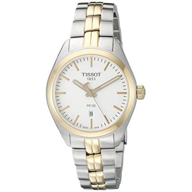 Tissot Women's T1012102203100 Analog Display Quartz Two Tone Watch -  Walmart.com